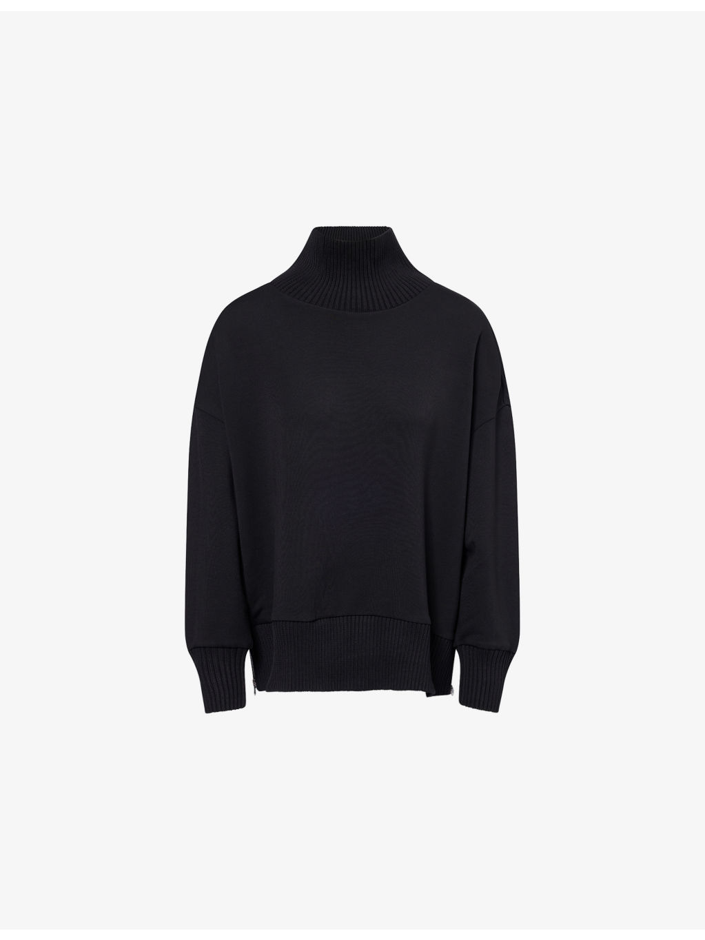 Barker High-Neck Jersey Sweatshirt - 1