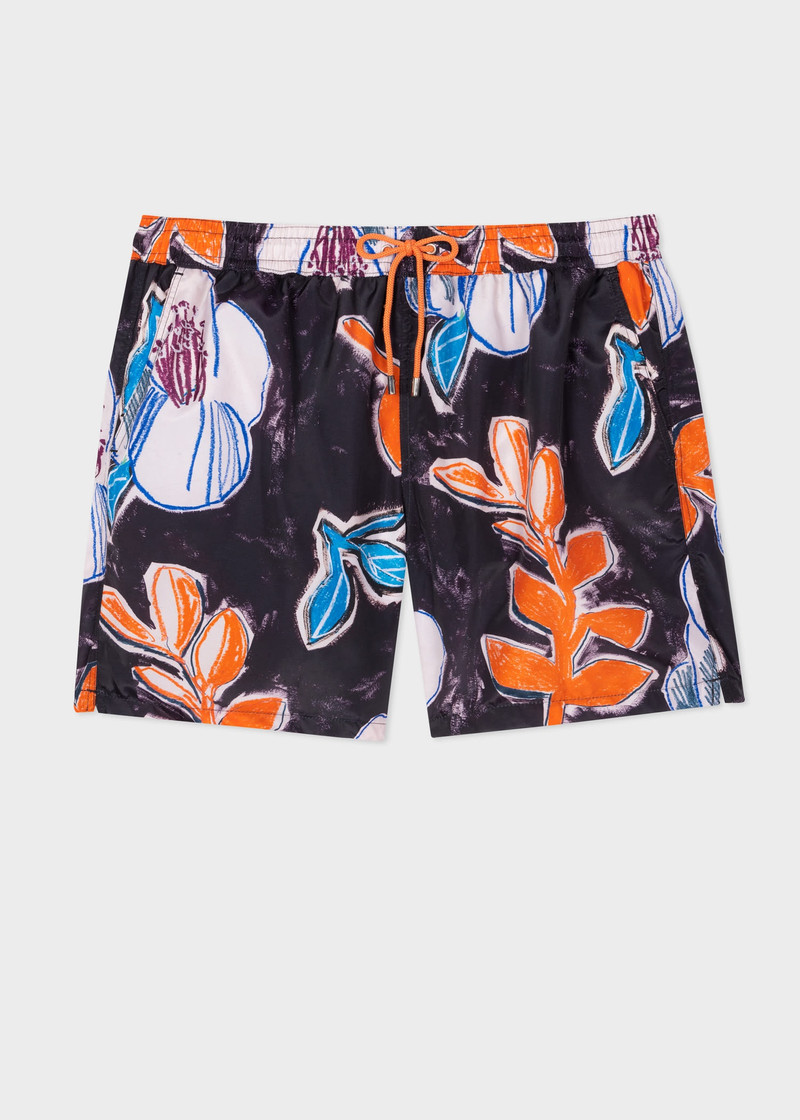 'Forest' Long Swim Shorts 1