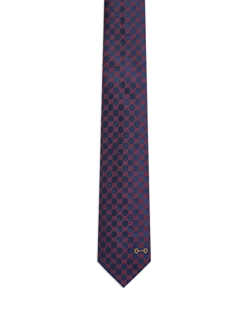 GG silk jacquard tie - 5