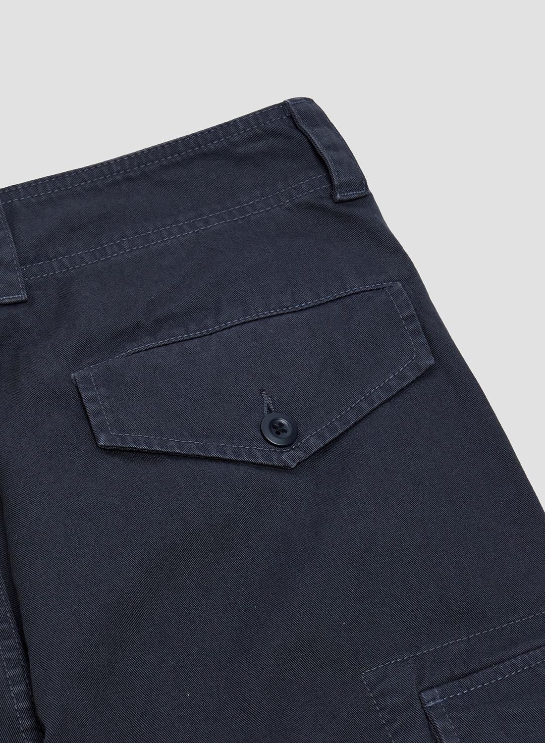 Dutch Pant Cotton Twill in Black Navy - 10