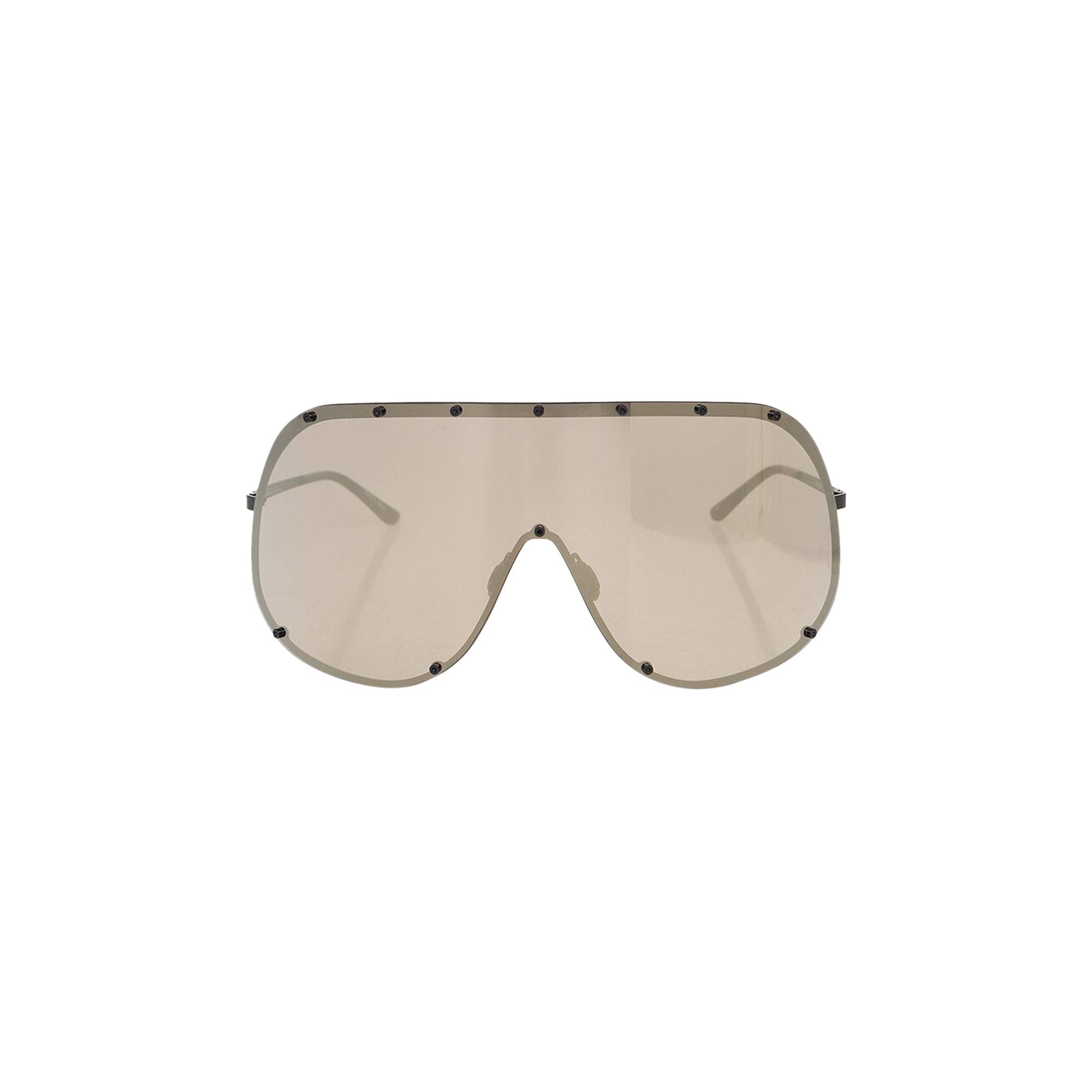 Rick Owens Shield Sunglasses 'Black Temple' - 1