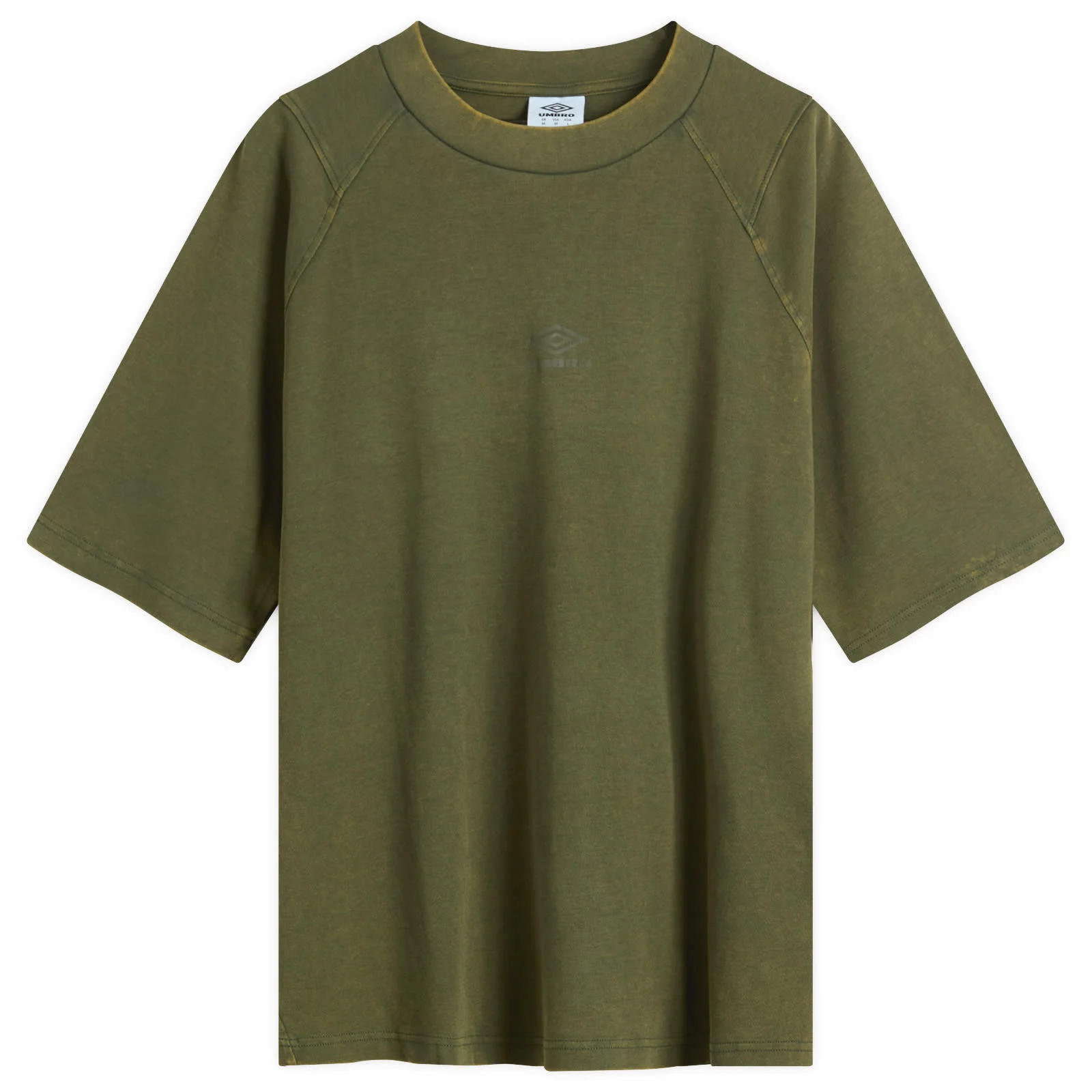 Umbro Washed High Neck Boxy T-Shirt - 1