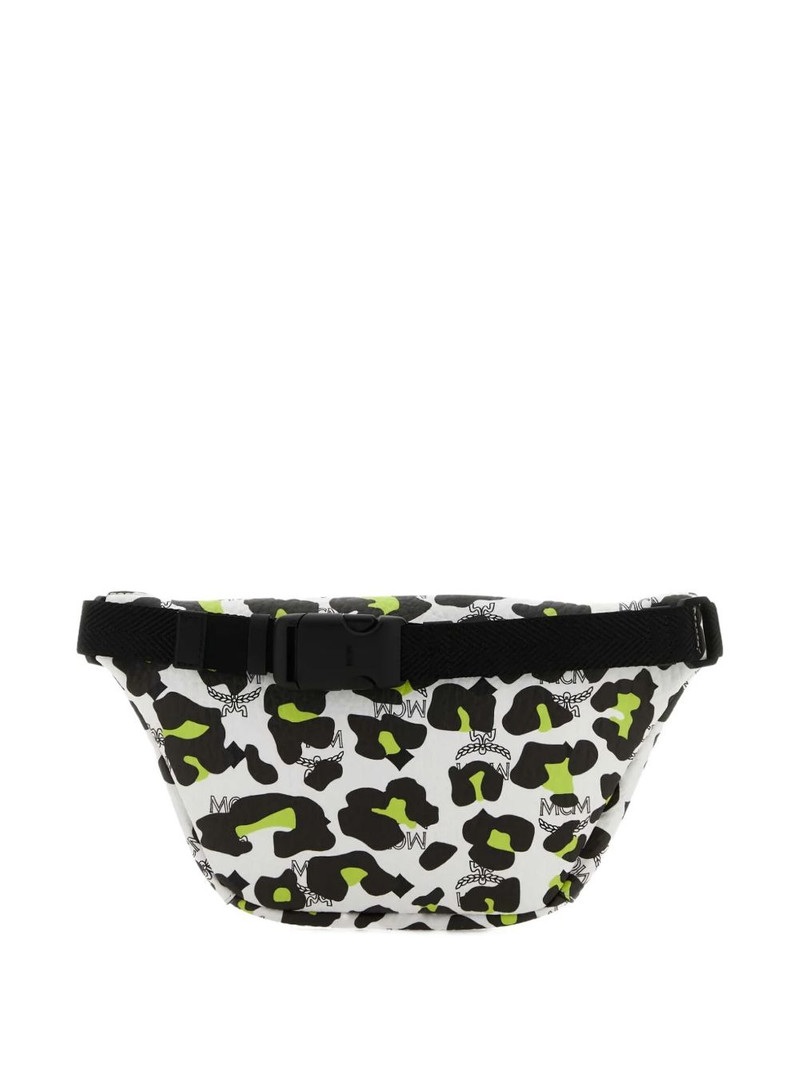 MCM mini Fursten leopard-print belt bag outlook