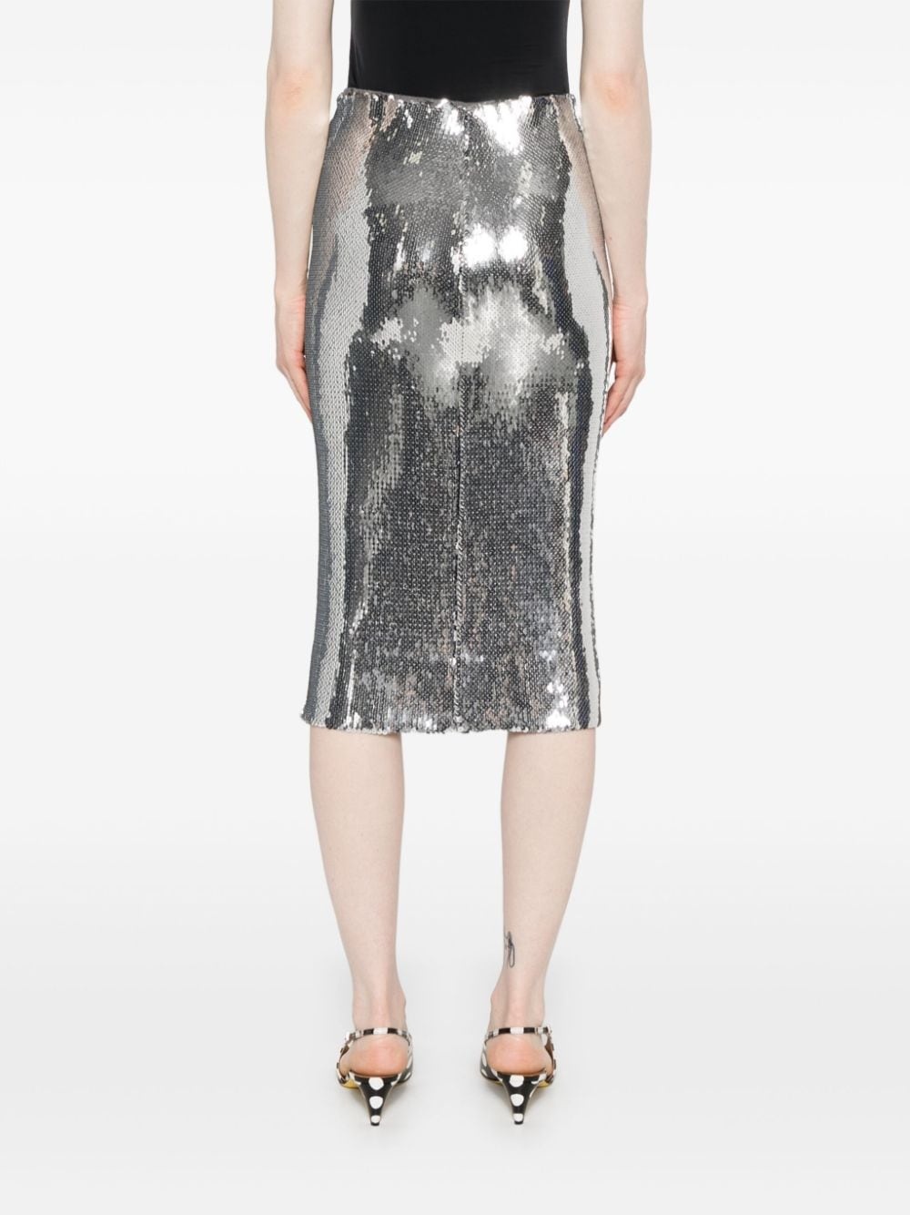sequin midi skirt - 4