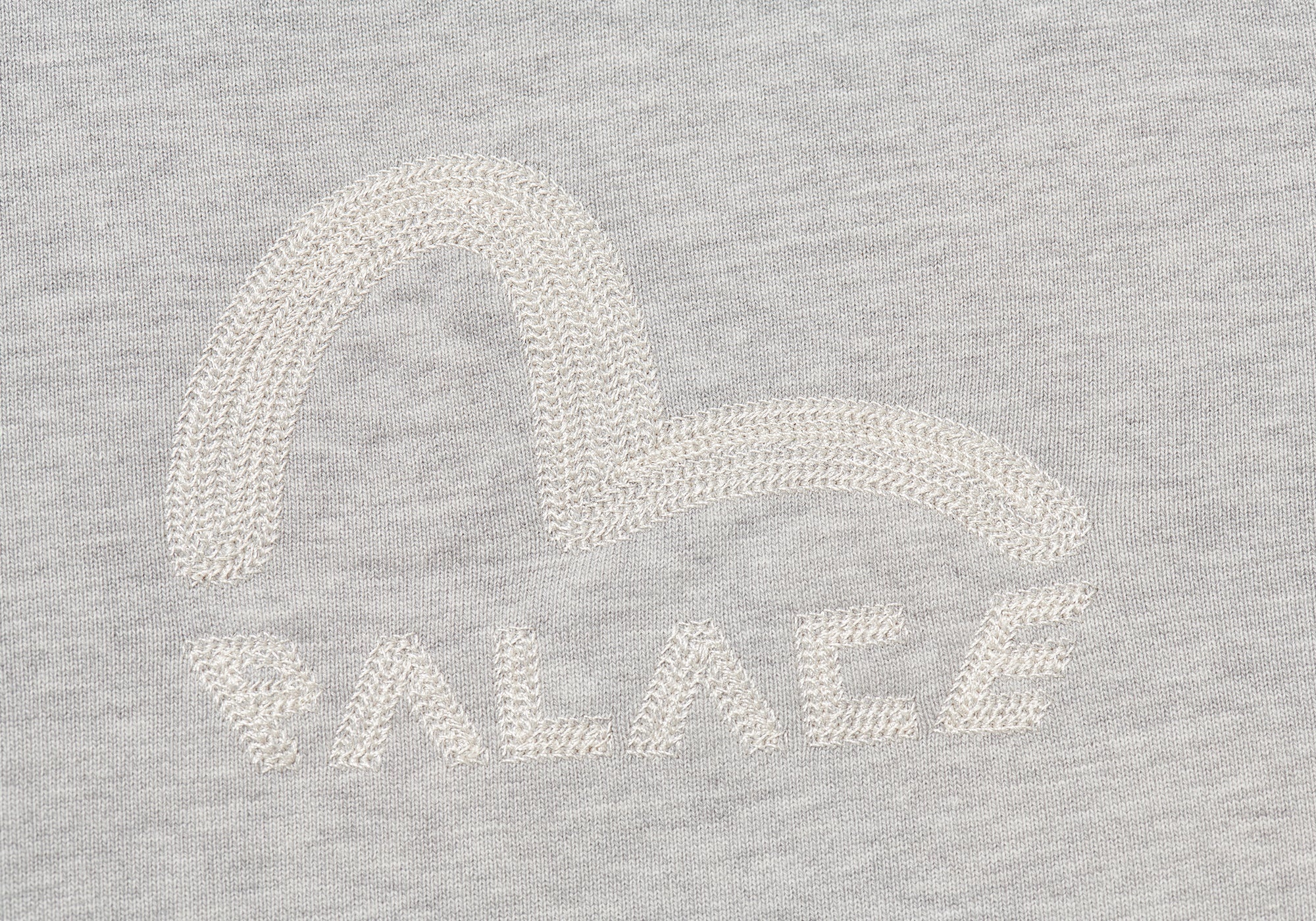 PALACE EVISU ZIP HOOD GREY MARL - 3