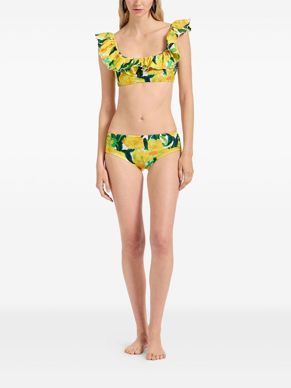 floral-print bikini bottoms - 2