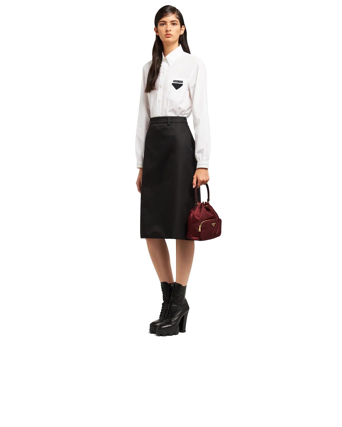 Nylon Prada Duet Bucket Shoulder Bag - 7