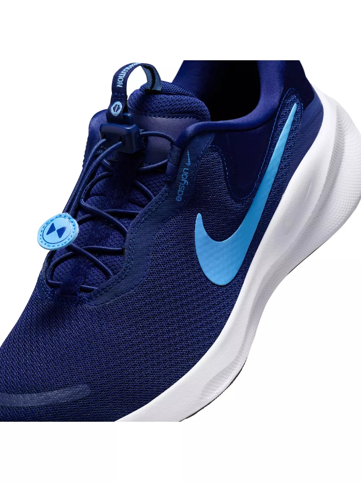 Revolution 7 EasyOn "Blue Void/White/Black/University Blue" Men's Running Shoe - 7