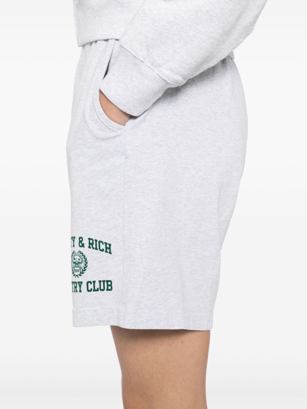 varsity crest gym shorts - 5