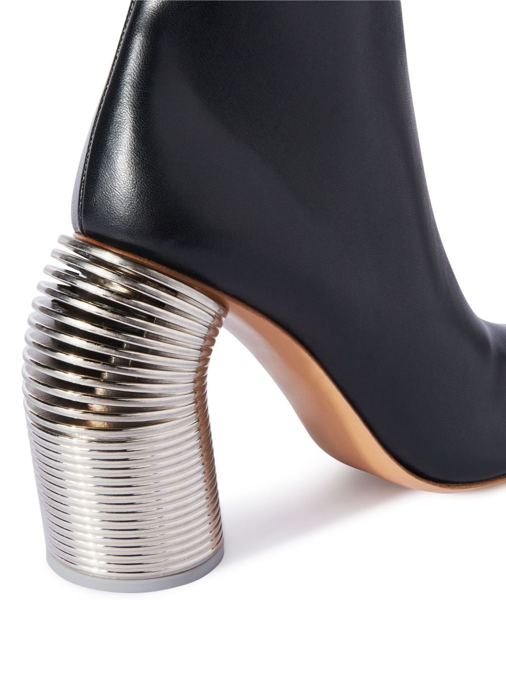 Spring leather ankle boots - 4