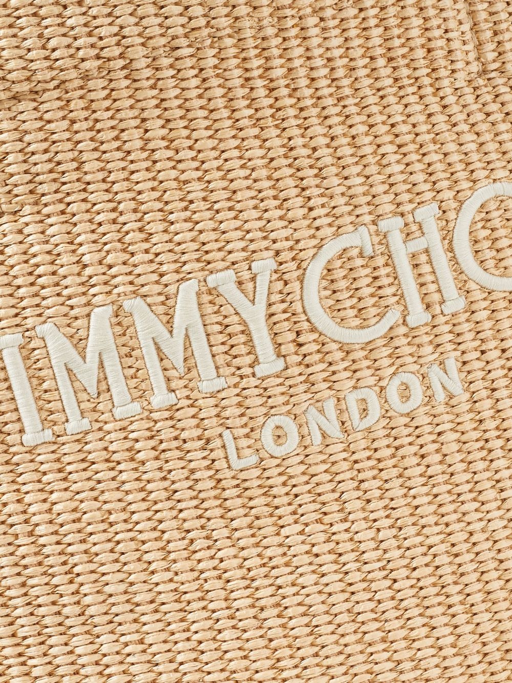medium logo-embroidered beach bag - 4