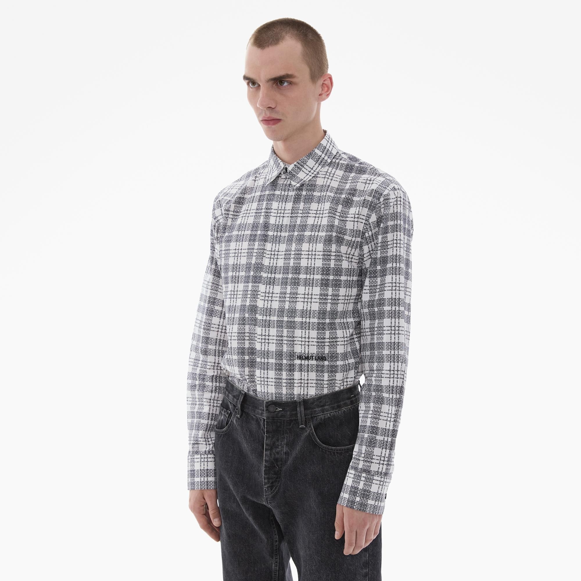 PLAID LOGO SHIRT - 5