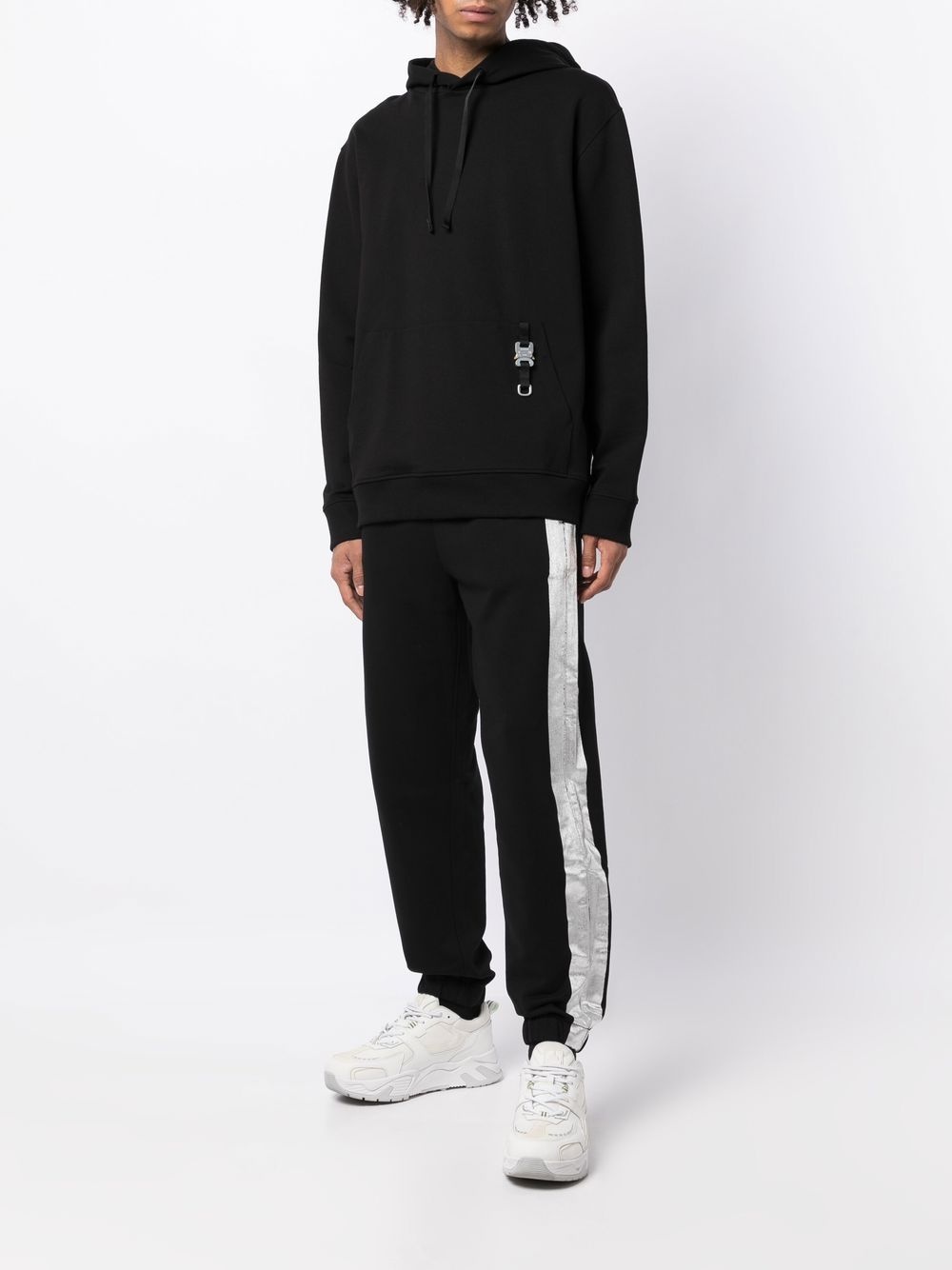 METALLIC-DETAIL TRACK PANTS - 4