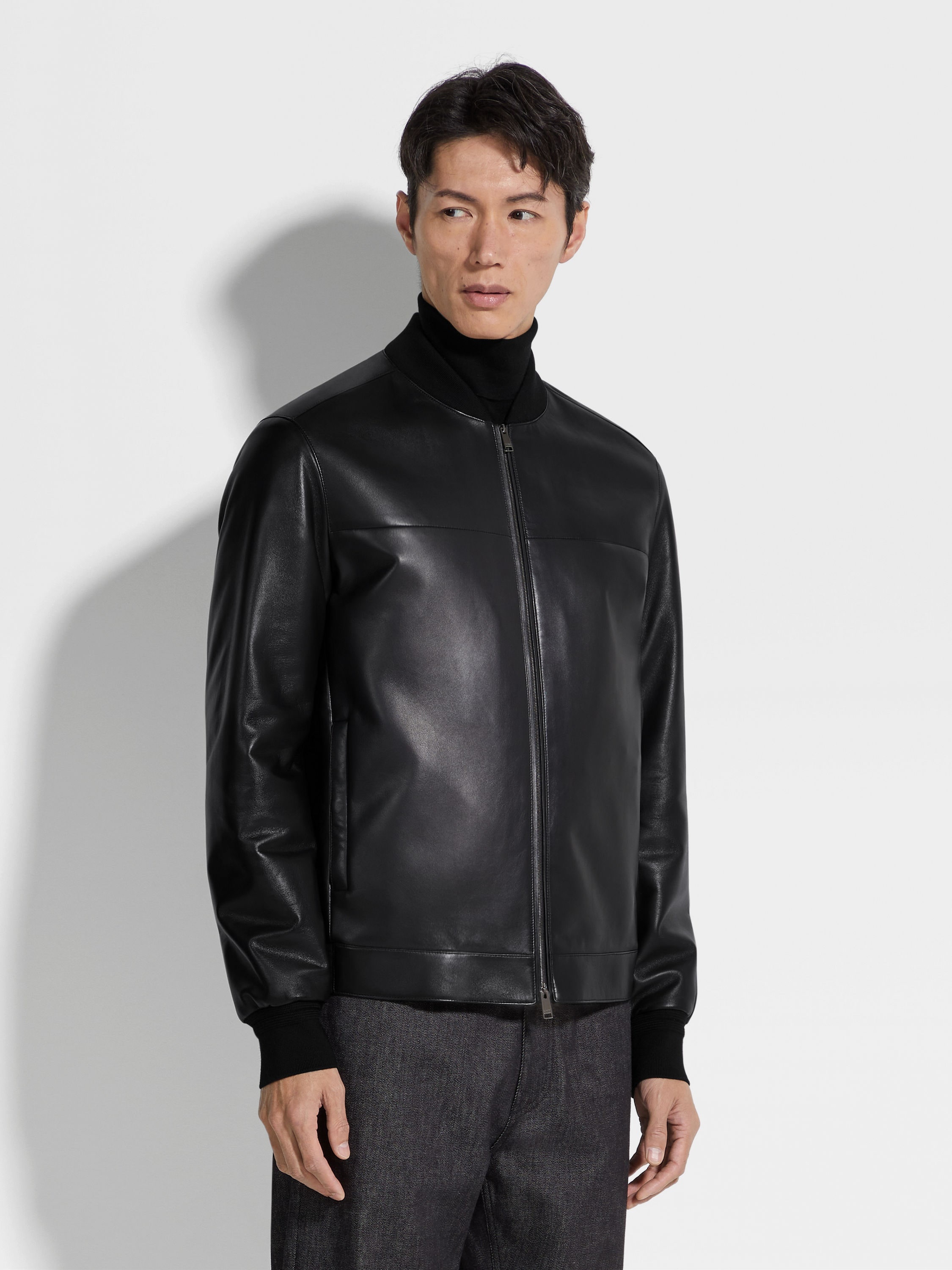 NAPPA LEATHER BOMBER - 4