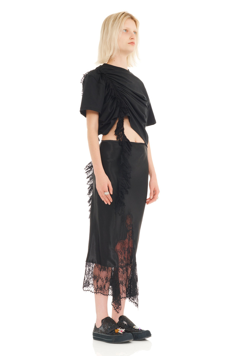 Collina Strada BLACK HISS SKIRT outlook