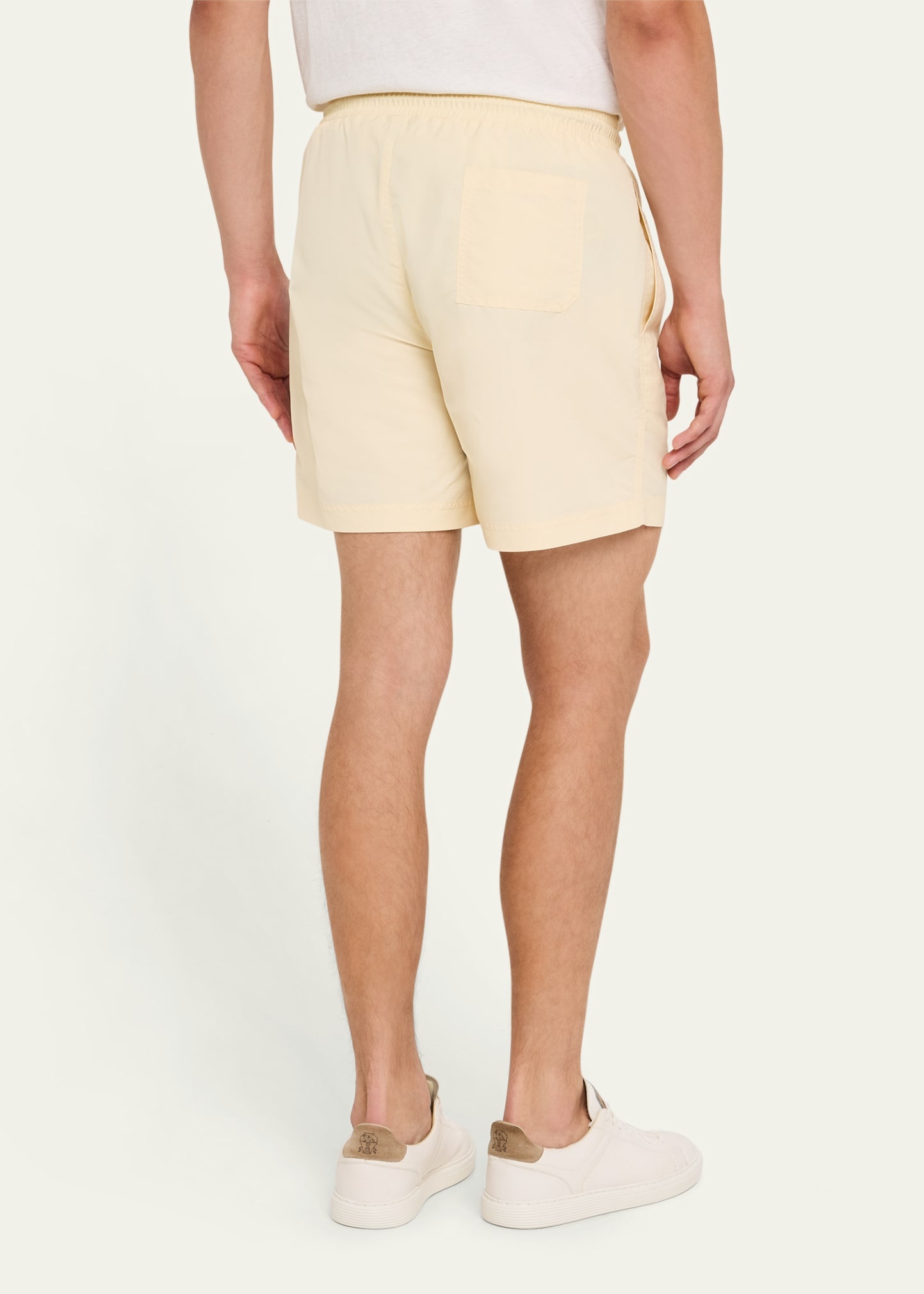 Men's Solid Swim Trunks - 3