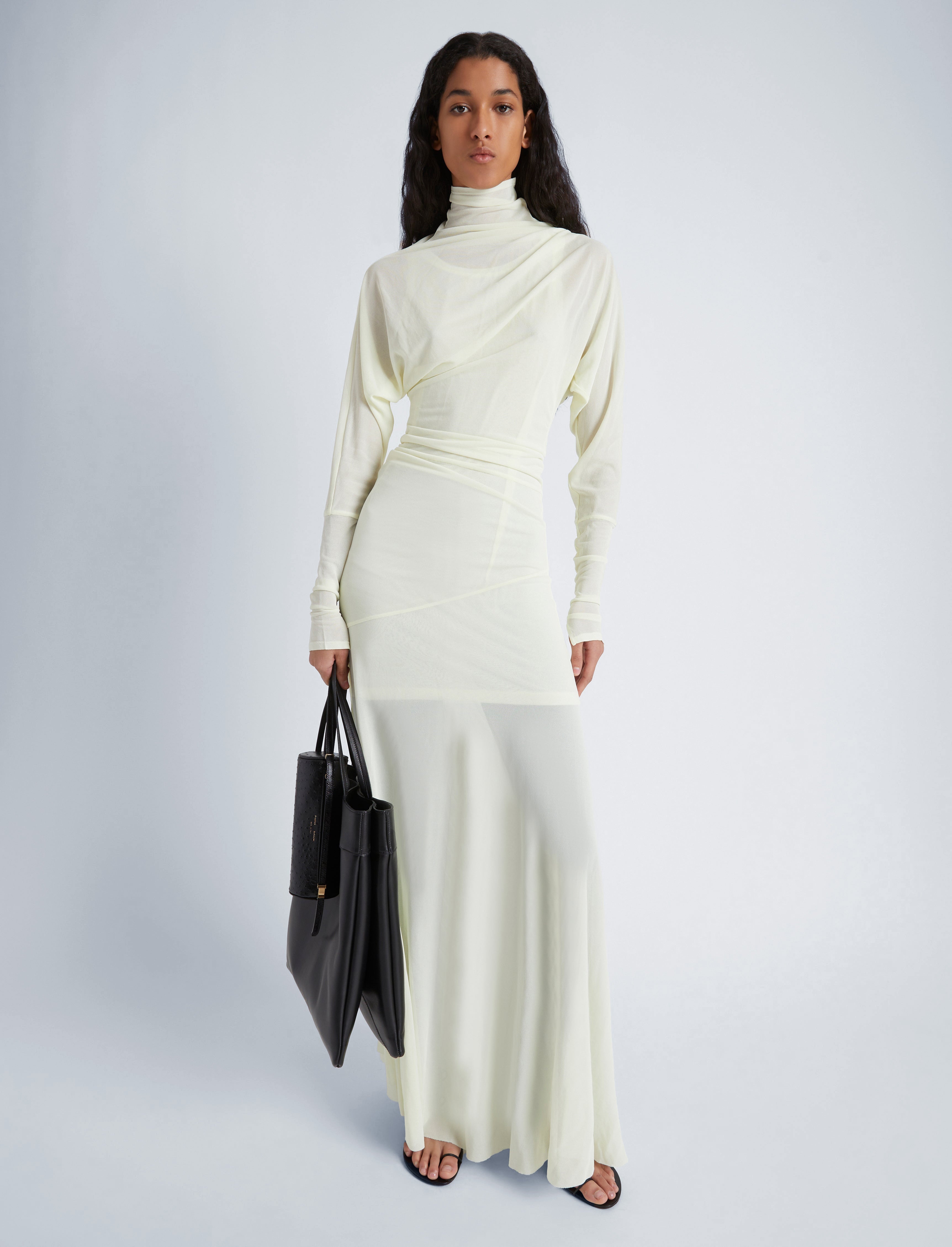 Paula Dress in Sheer Crepe Jersey - 2