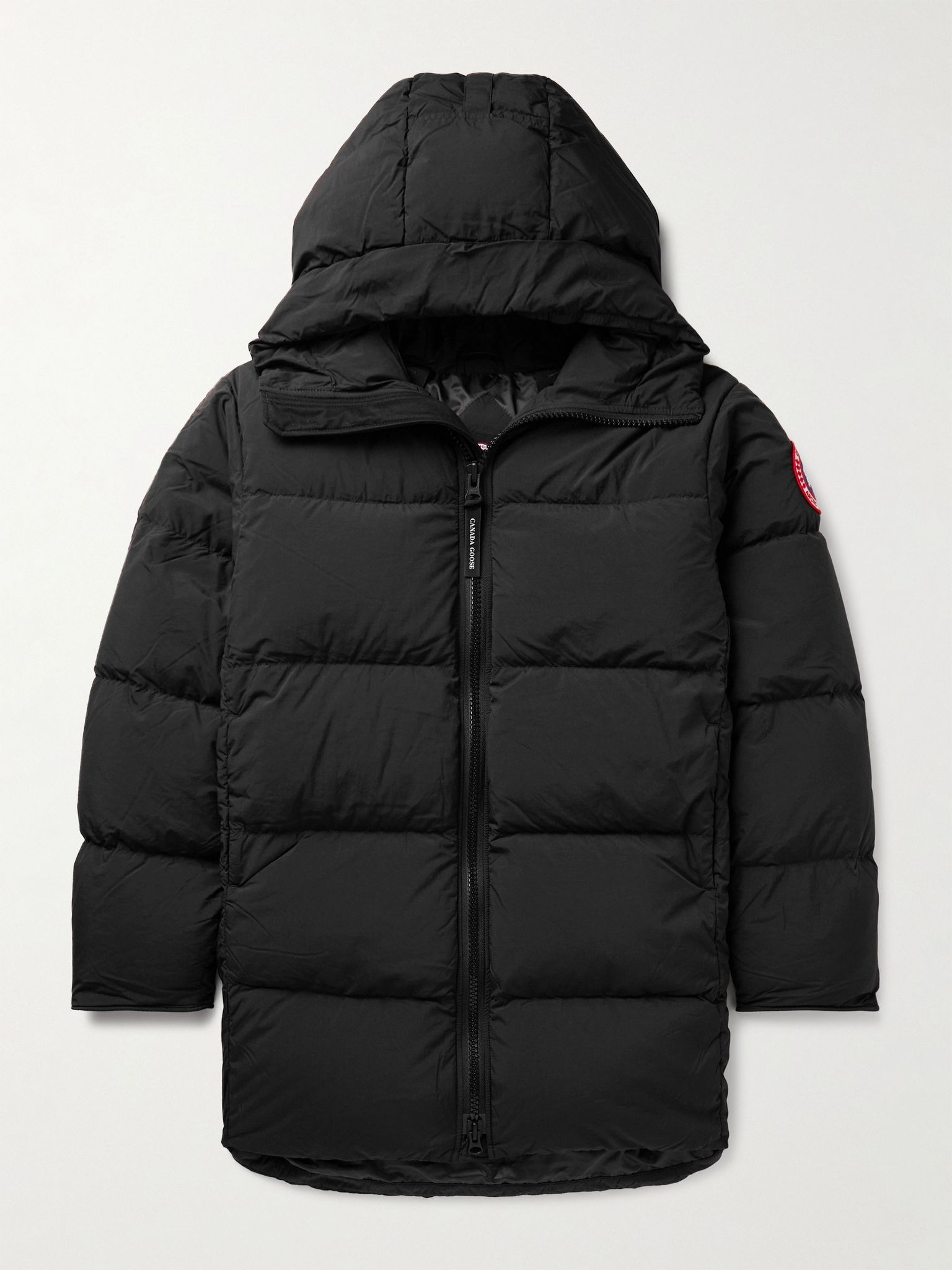 Lawrence Logo-Appliquéd Quilted Enduraluxe® Down Jacket Black - 1