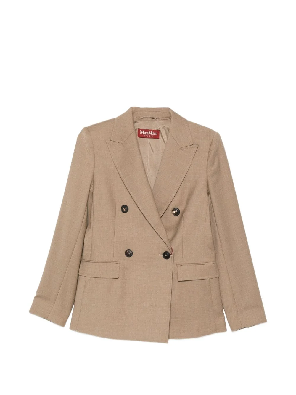 double-breasted peak-lapels jacket - 1