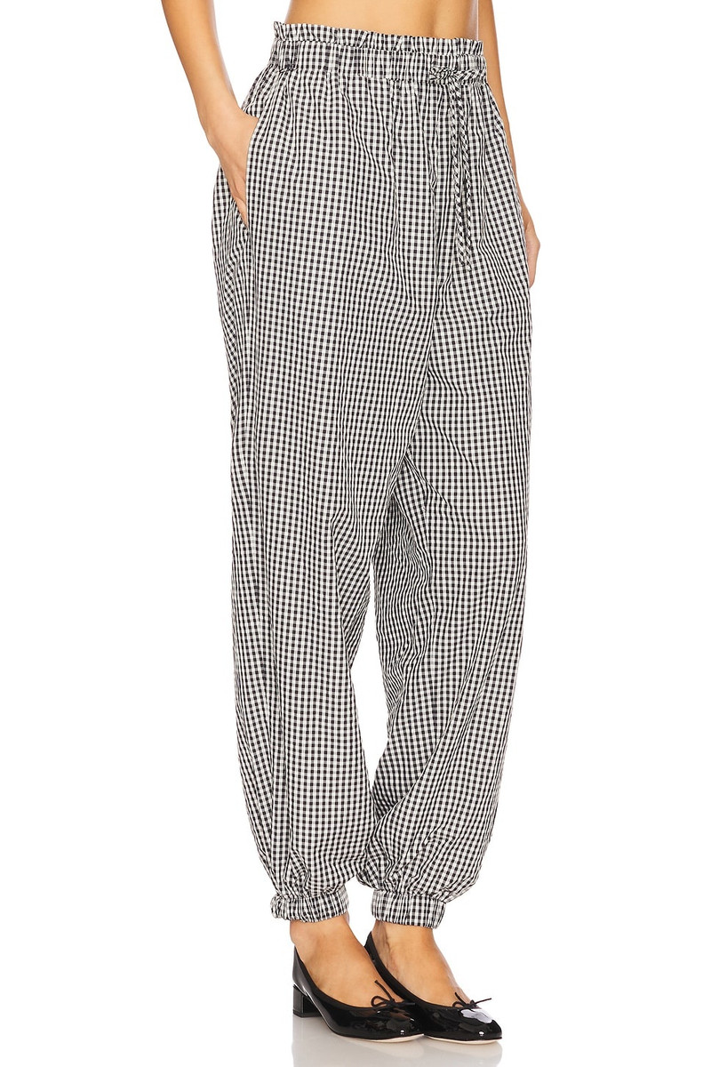 Kennedy Ruffle Gingham Track Pant 2
