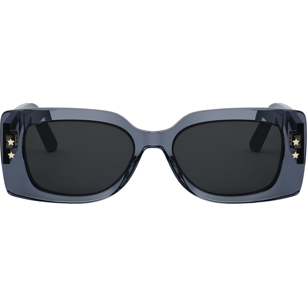 'DiorPacific S1U 53mm Geometric Sunglasses in Blue/Other /Blue at Nordstrom - 1