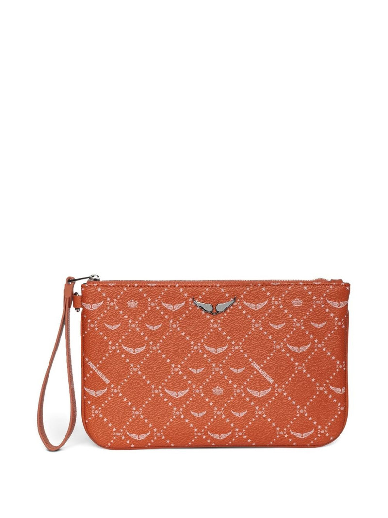 Zadig & Voltaire monogram clutch outlook