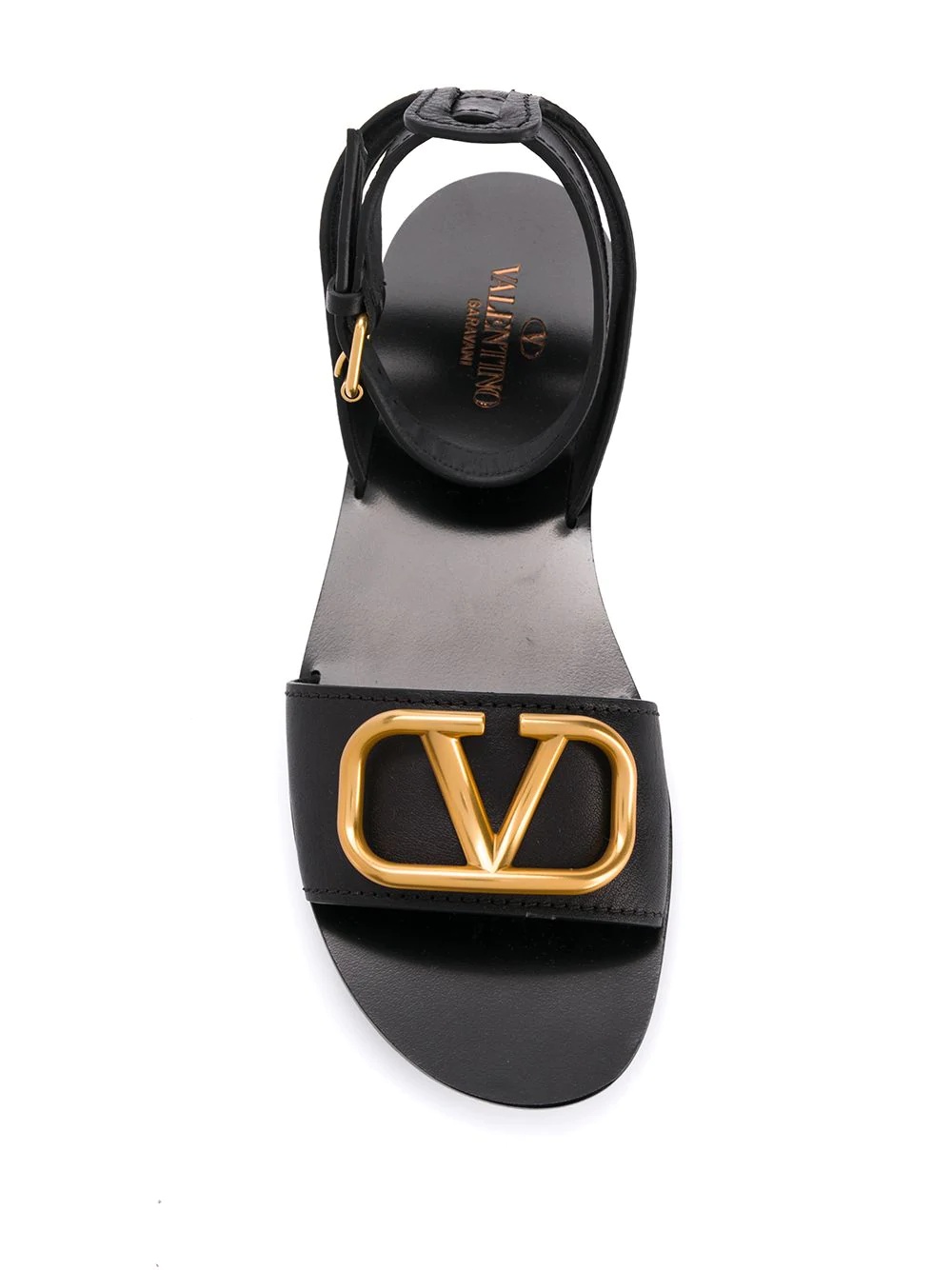 VLOGO plaque sandals - 4