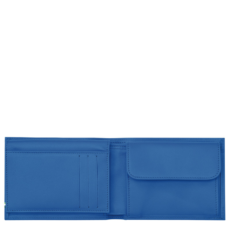 Longchamp Longchamp sur Seine Wallet Cobalt - Leather outlook