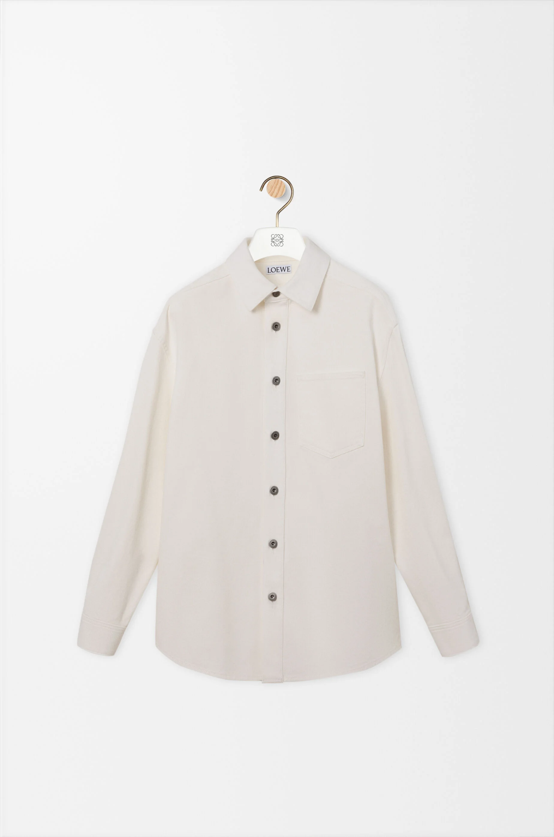 Anagram overshirt in denim - 1