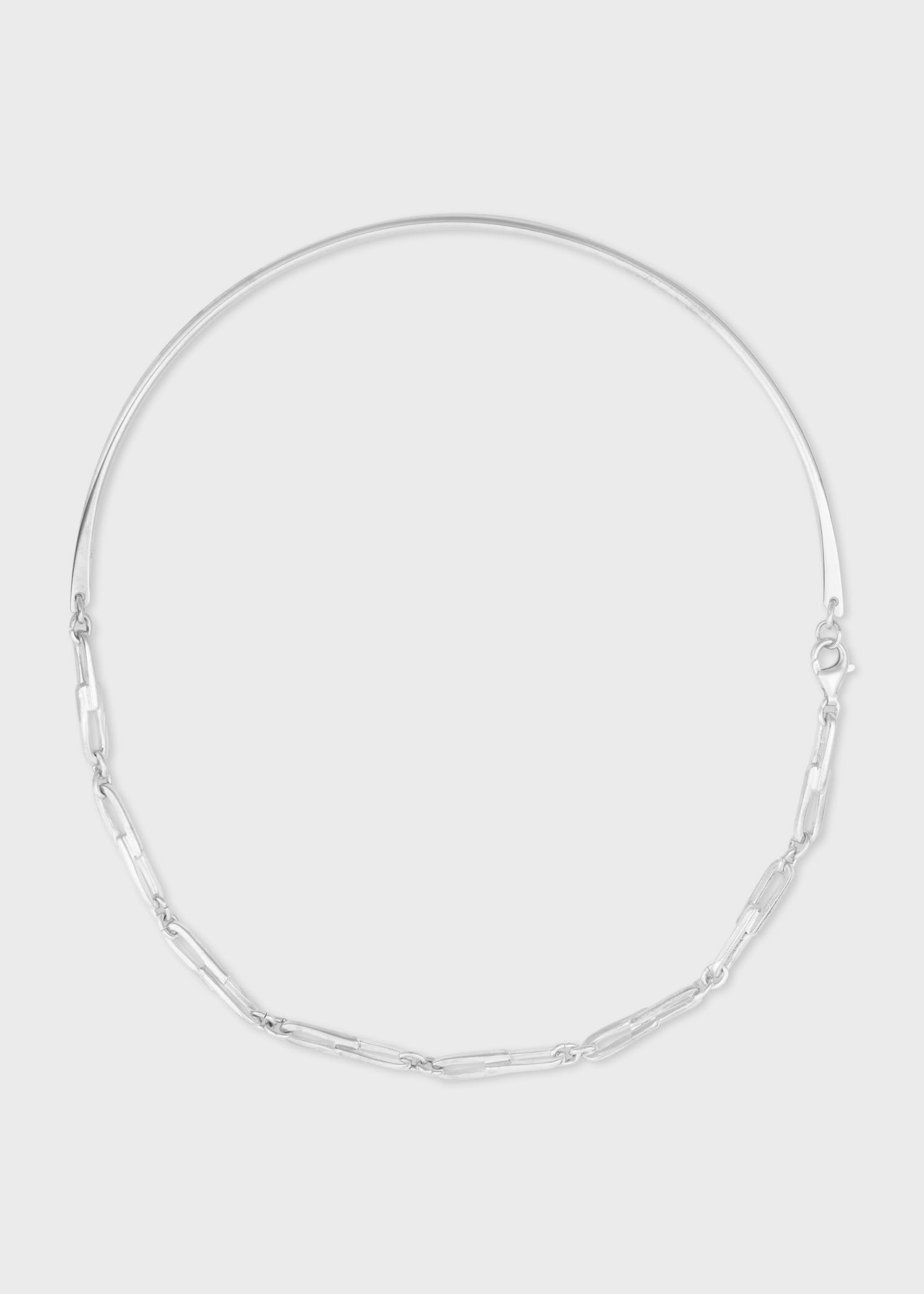 'Frank' Silver Choker Necklace - 2