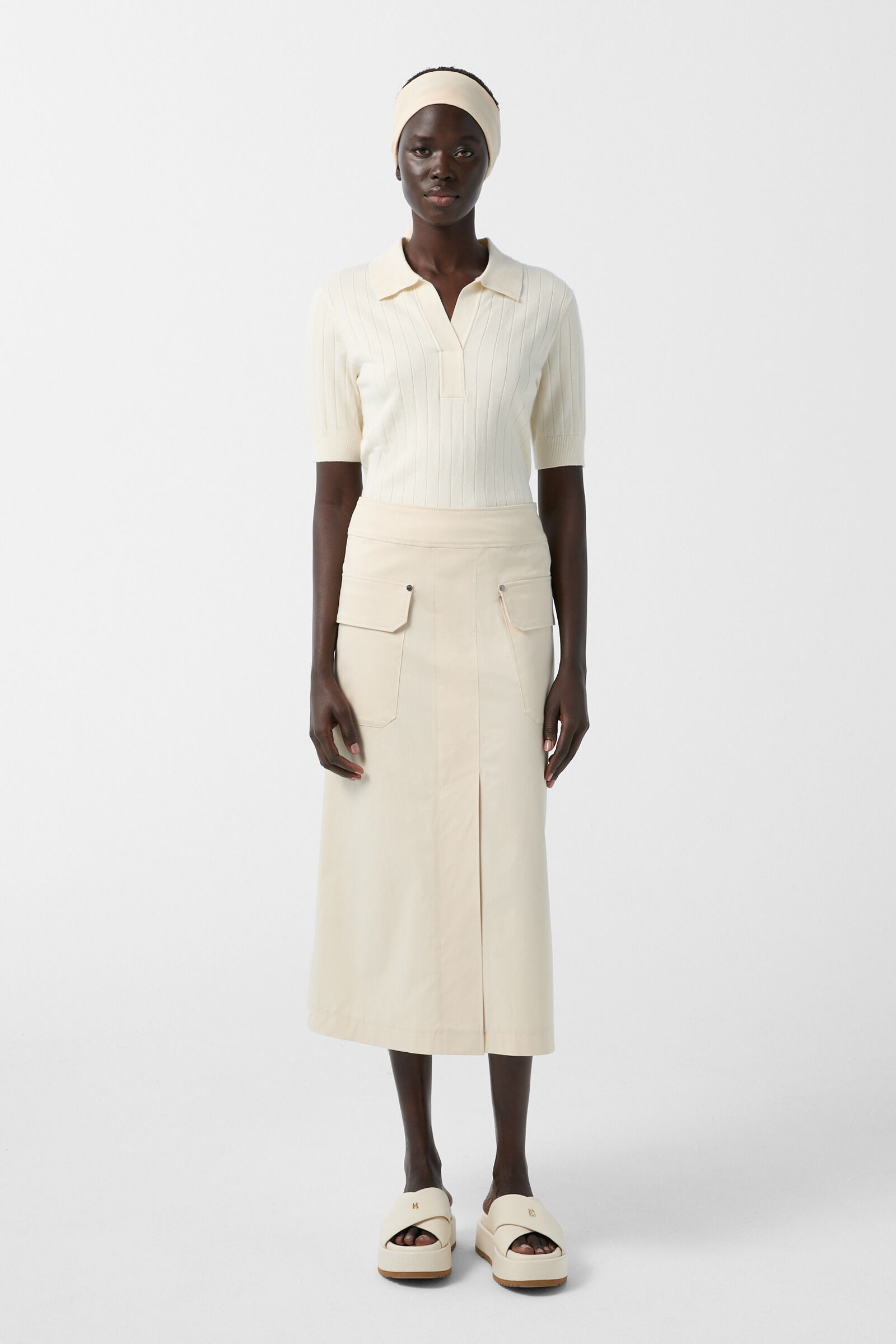 Lucille Skirt in Cream - 4