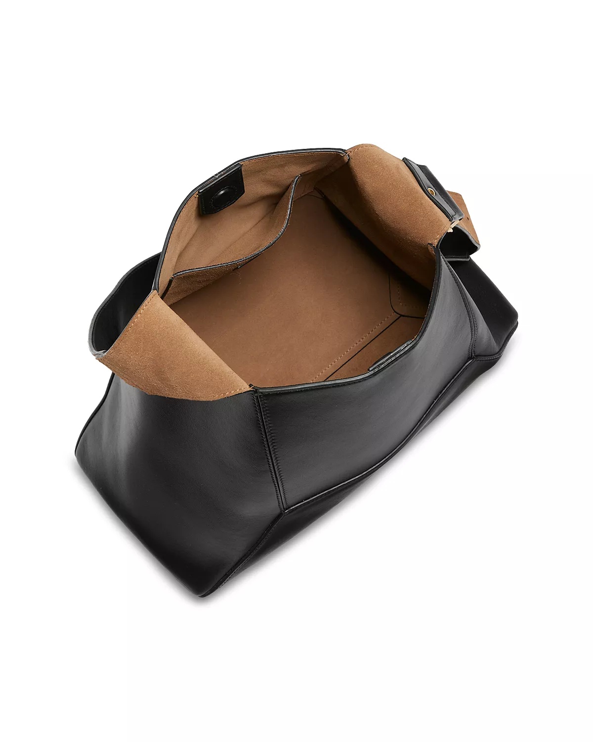 Diamond Hobo Leather Shoulder Bag - 3