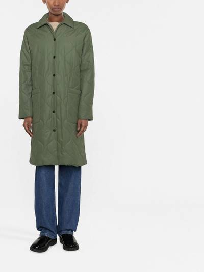 A.P.C. quilted coat outlook
