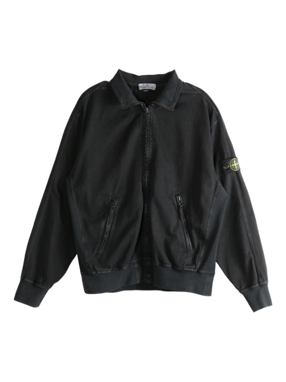 zip-fastening high-neck sweatshirt - 1