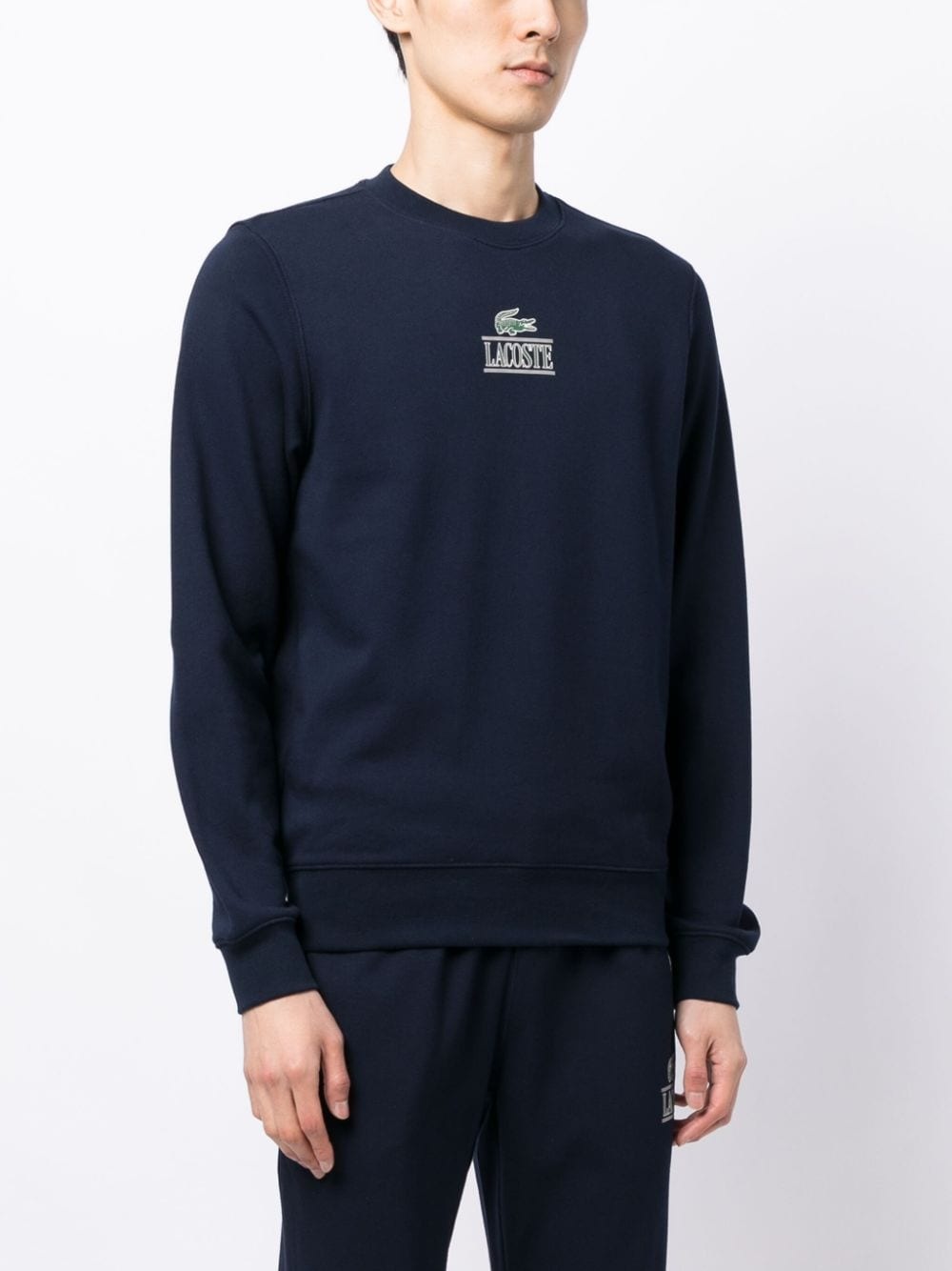 logo-print cotton sweatshirt - 4