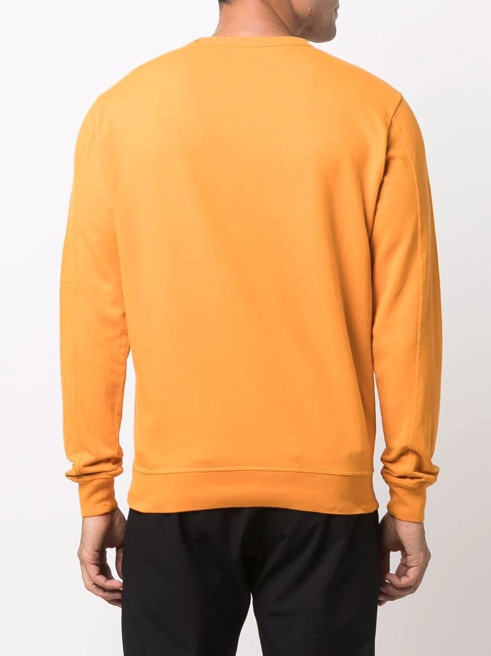 logo-plaque crew-neck jumper - 4