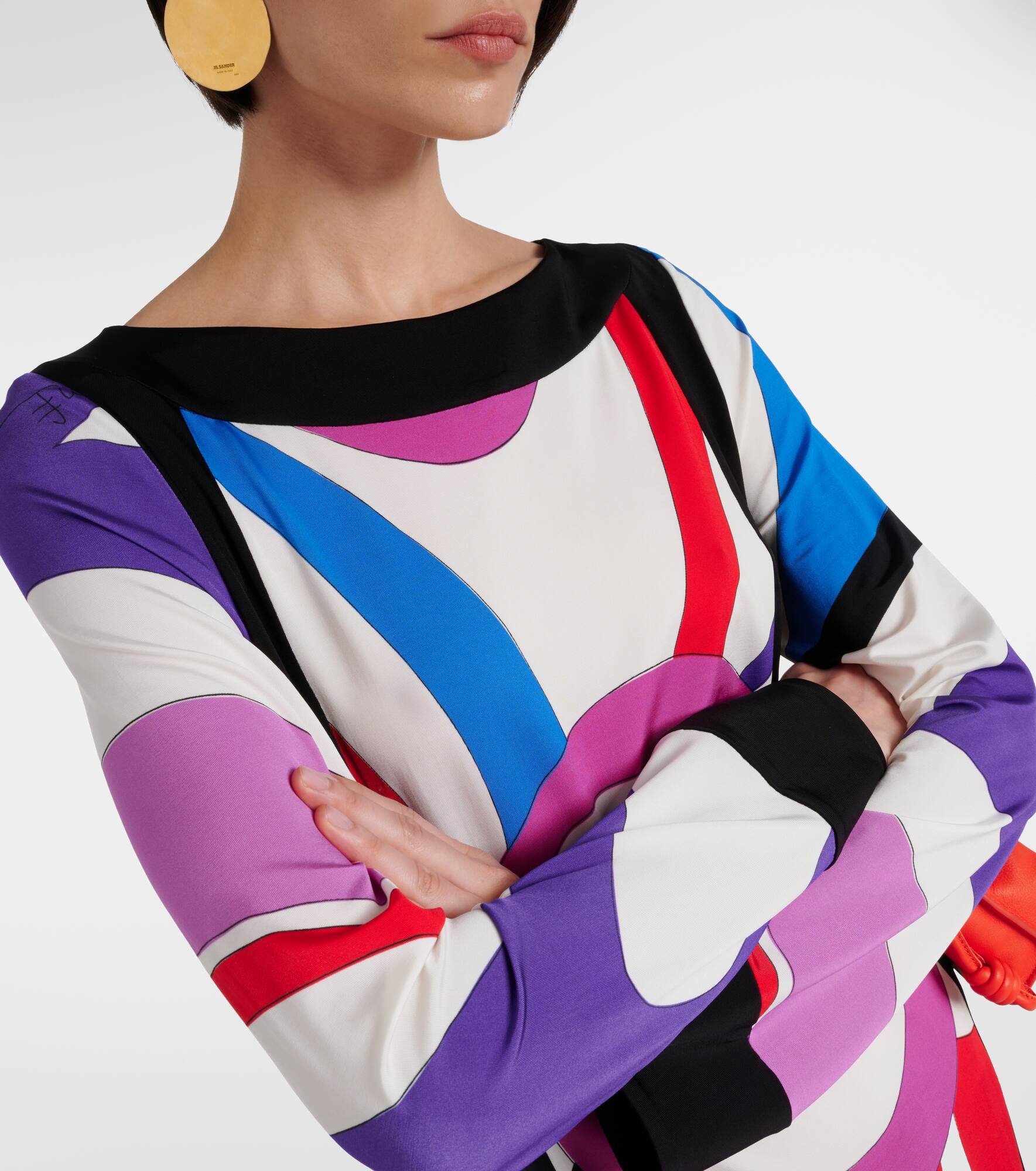 Marmo-printed minidress - 4