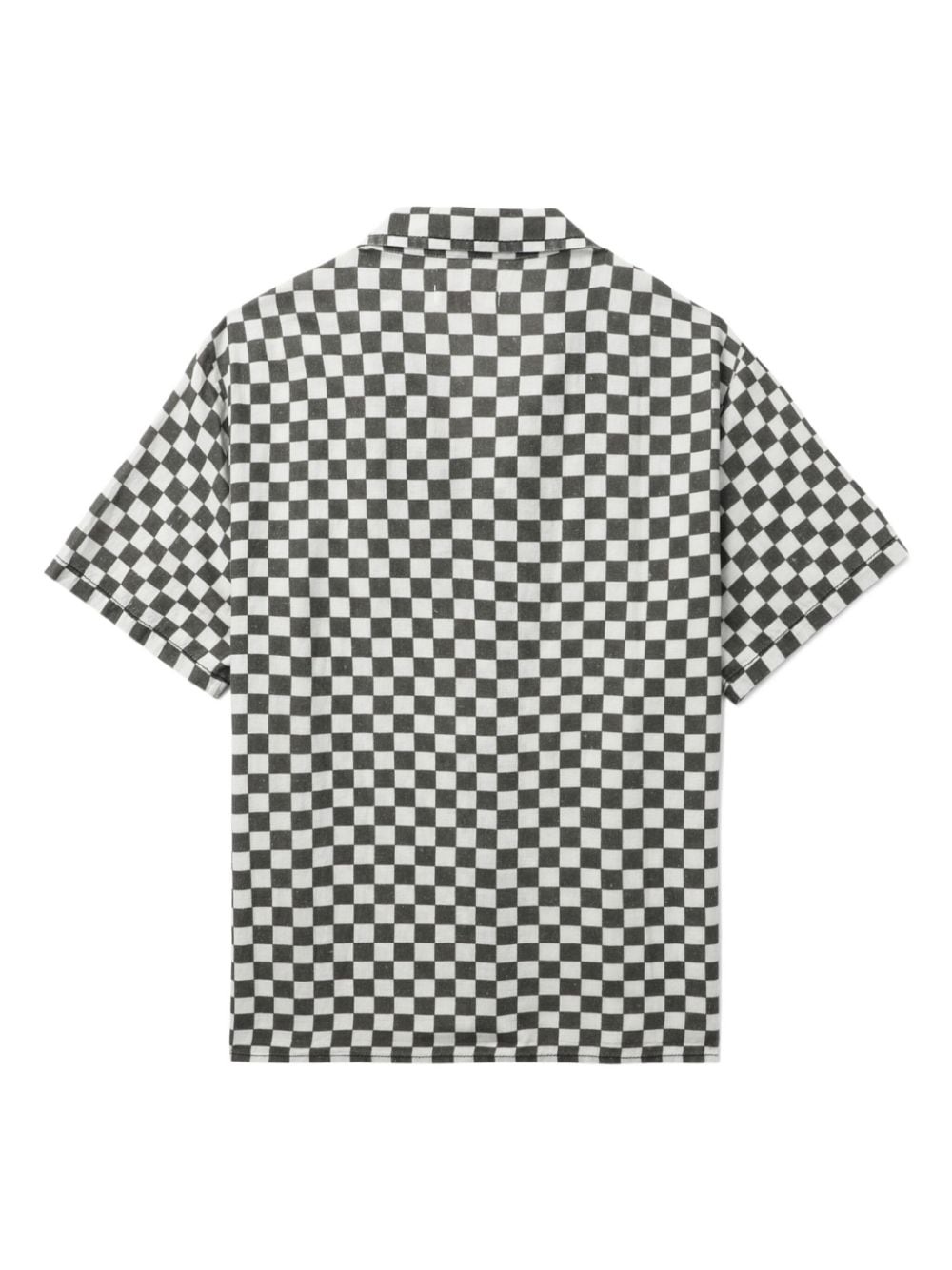 checked short-sleeve shirt - 6