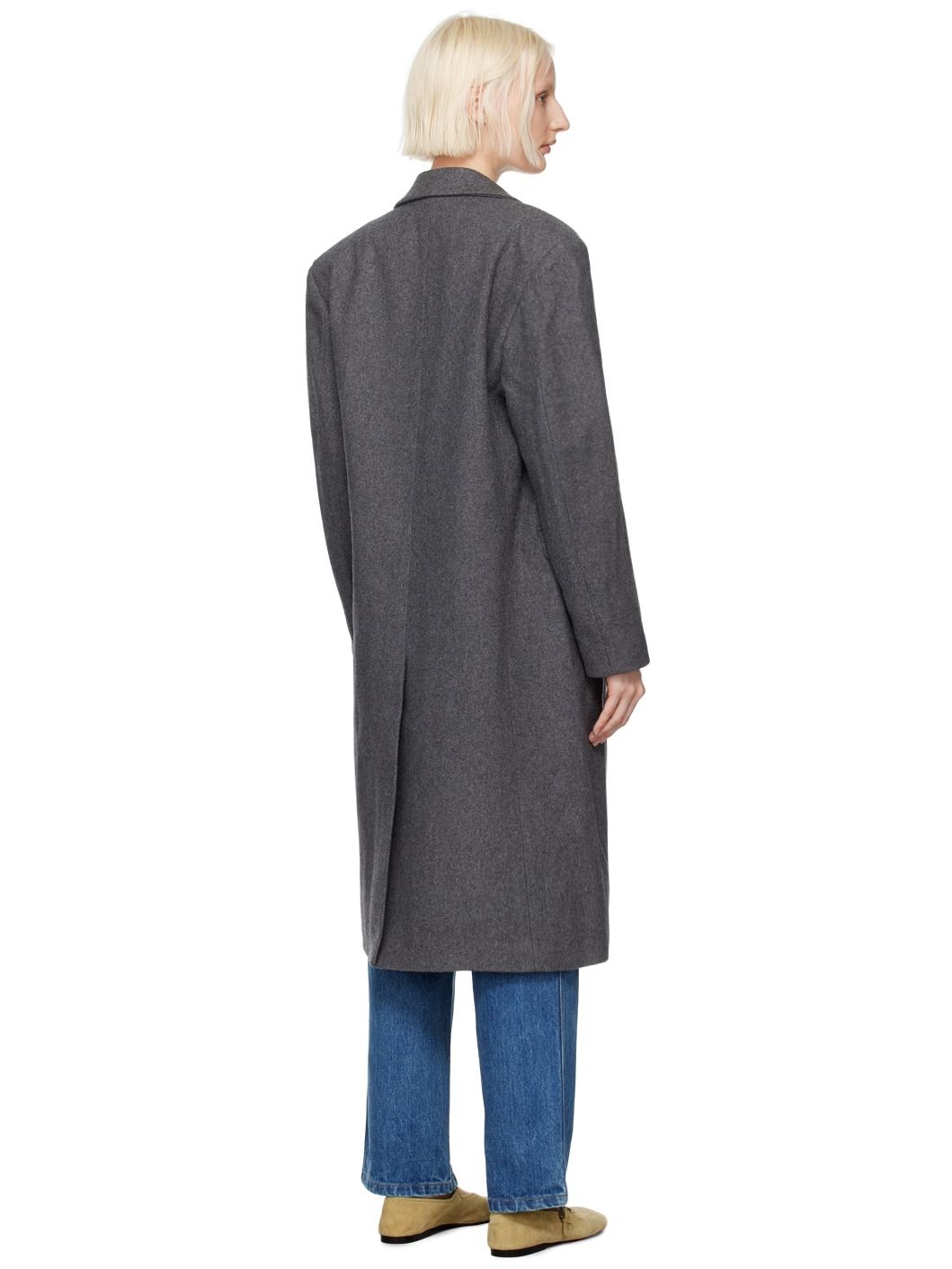 Gray Classic Coat - 3