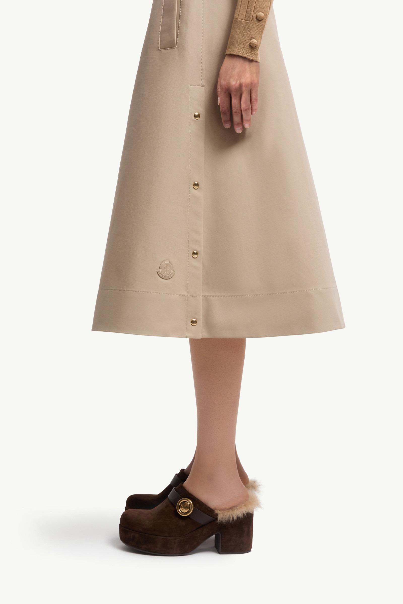 Cotton Midi Skirt - 4