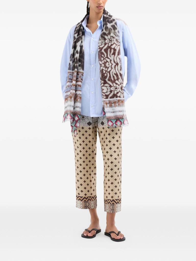 Pierre-Louis Mascia Aloe geometric trousers outlook