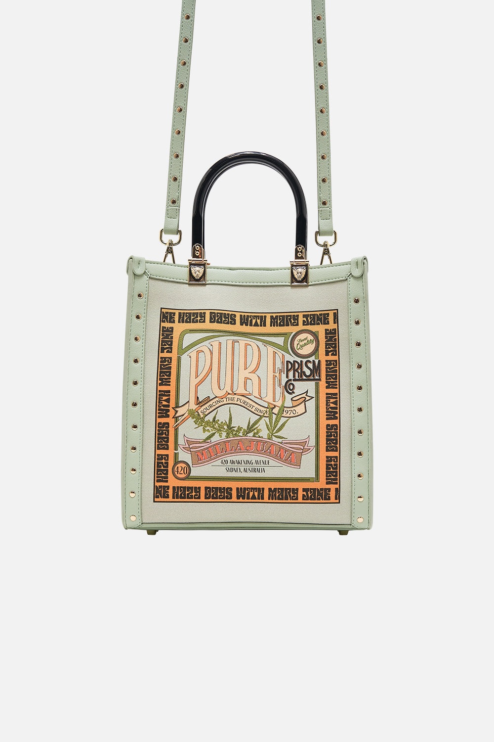 NORTH SOUTH TOTE WITH SMOOTH HANDLE - 6