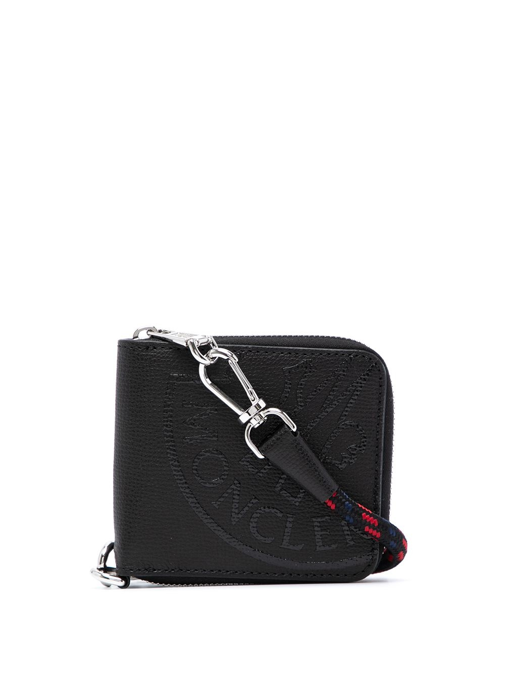 logo-debossed zip-around wallet - 1