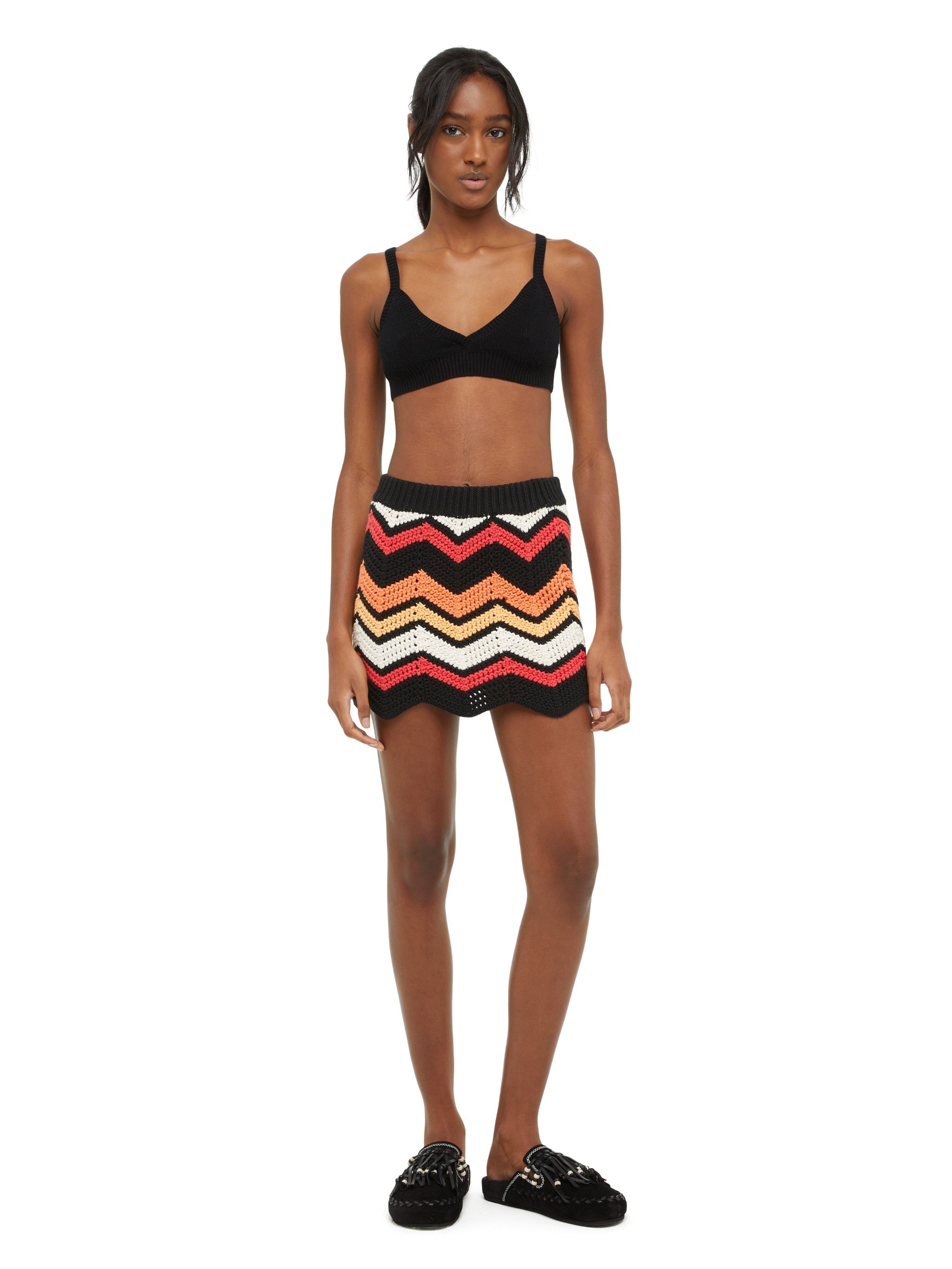 Kaleidoscopic Chevron Skirt - 4