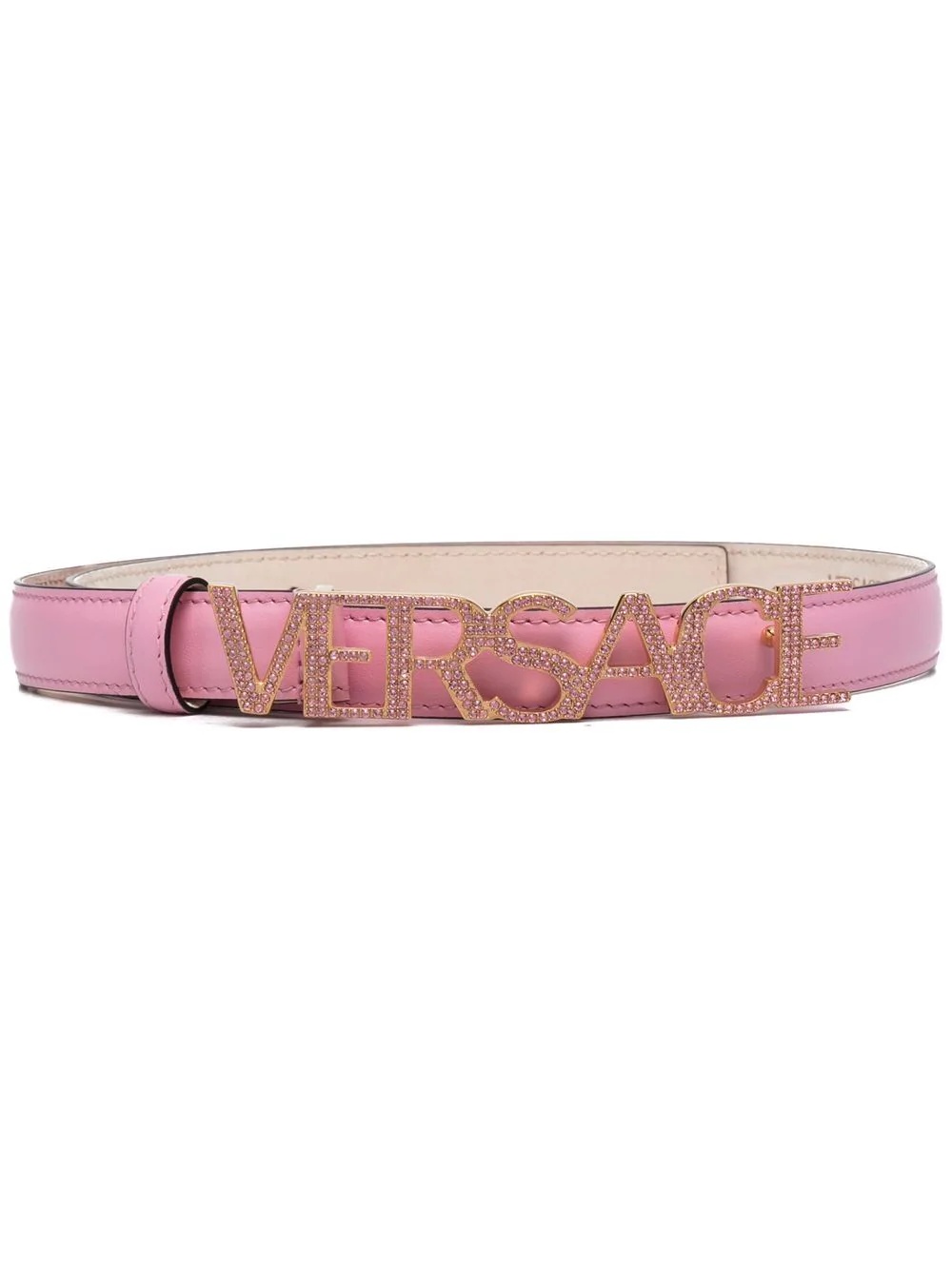 logo-buckle belt - 1