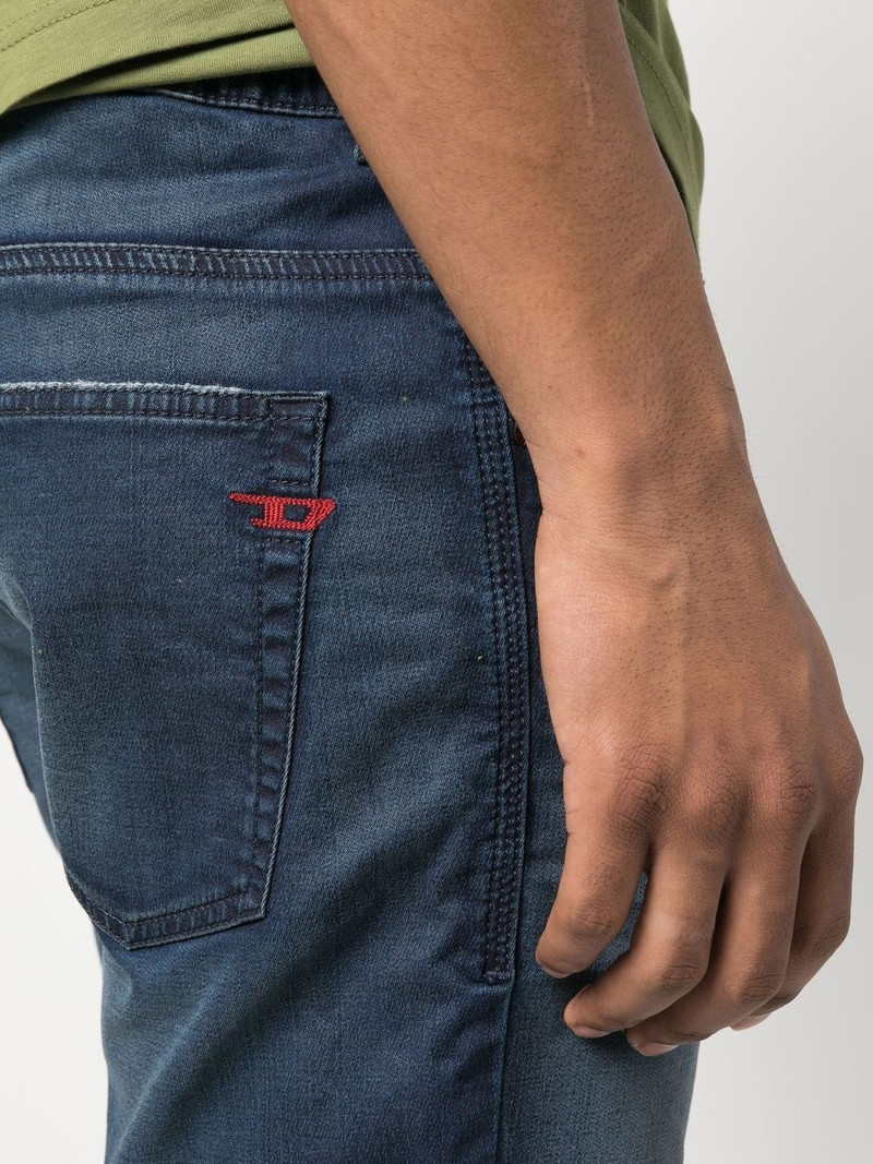 똑바른 다리 denim bermuda 반바지 5