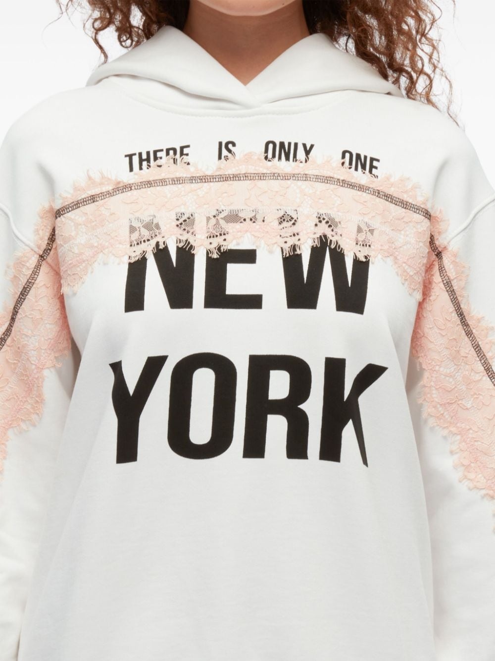 There Is Only One NY cotton hoodie - 6