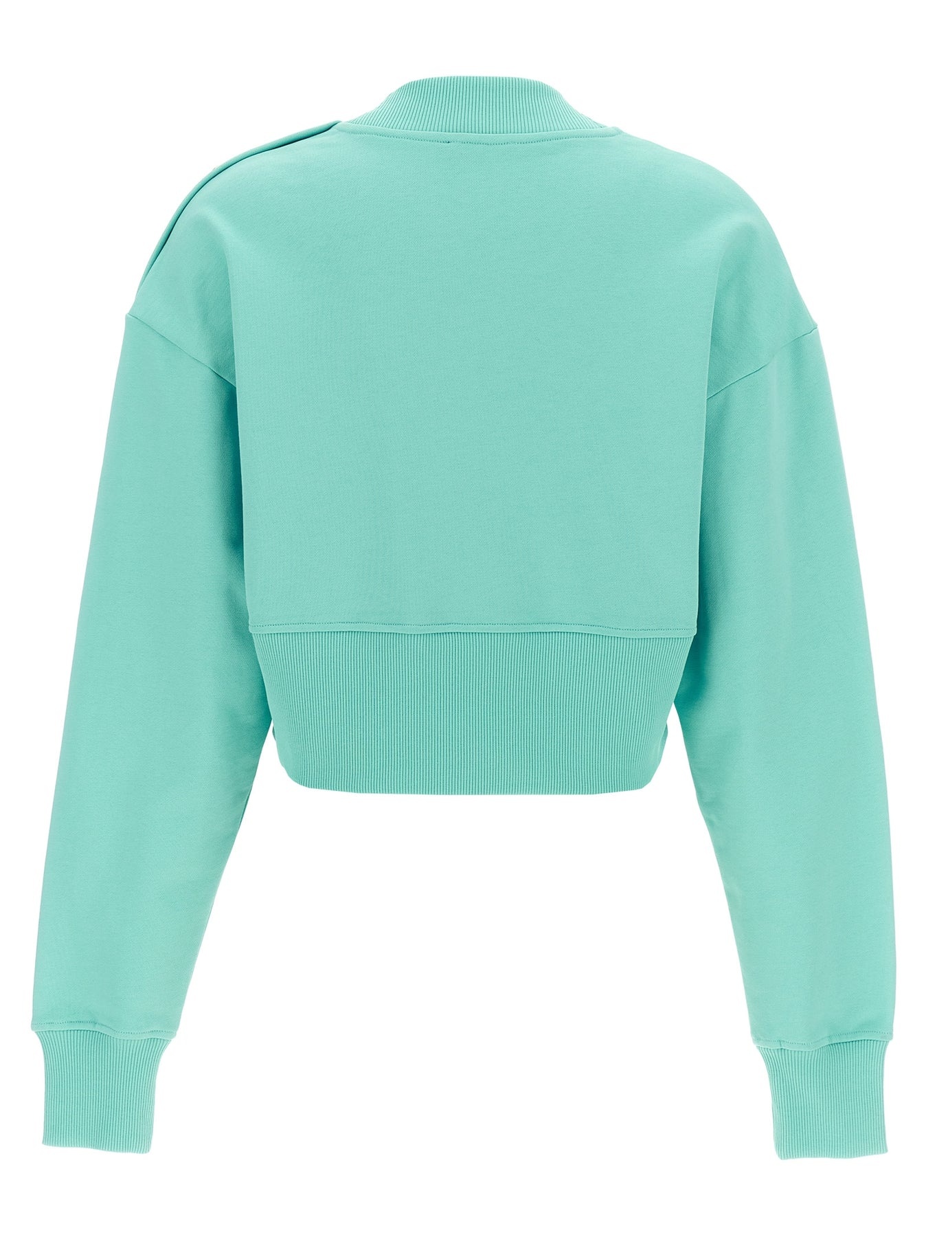 Cropped Sweatshirt Light Blue - 2