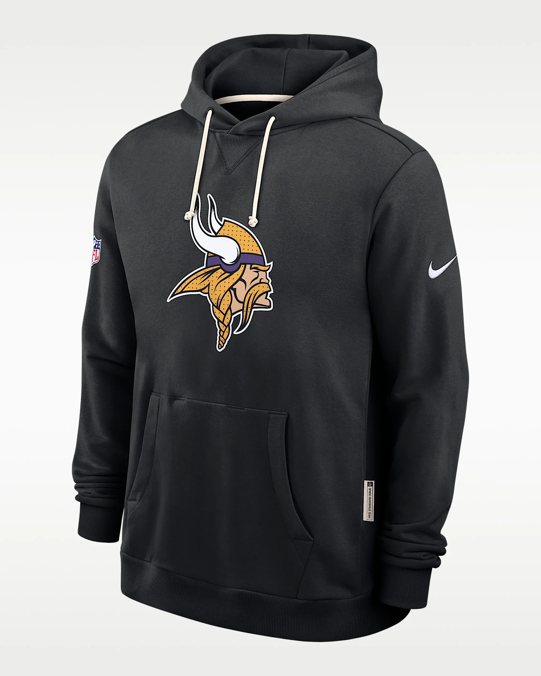 Minnesota Vikings Initial Home Sideline Men's Nike Dri-FIT NFL Pullover Hoodie - 1
