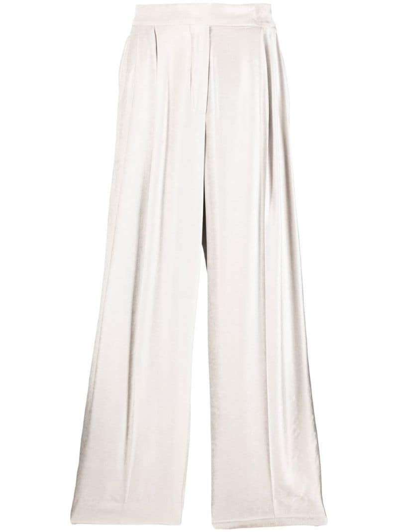 high-rise wide-leg trousers - 1